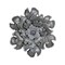 Contemporary Home Living 26.5" Gray and Silver Galvanized Flower Wall Decoration